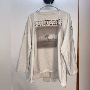 Yeezy Ye Vultures Album (by Kanye West & Ty Dolla Sign) Long Sleeve Shirt Size 2
